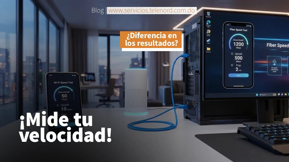 Diferencia en test de velocidad