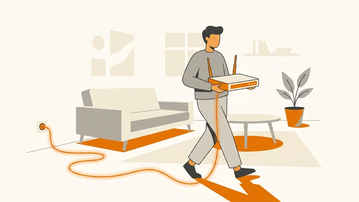 Vas a mover tu router o decodificador de lugar en casa